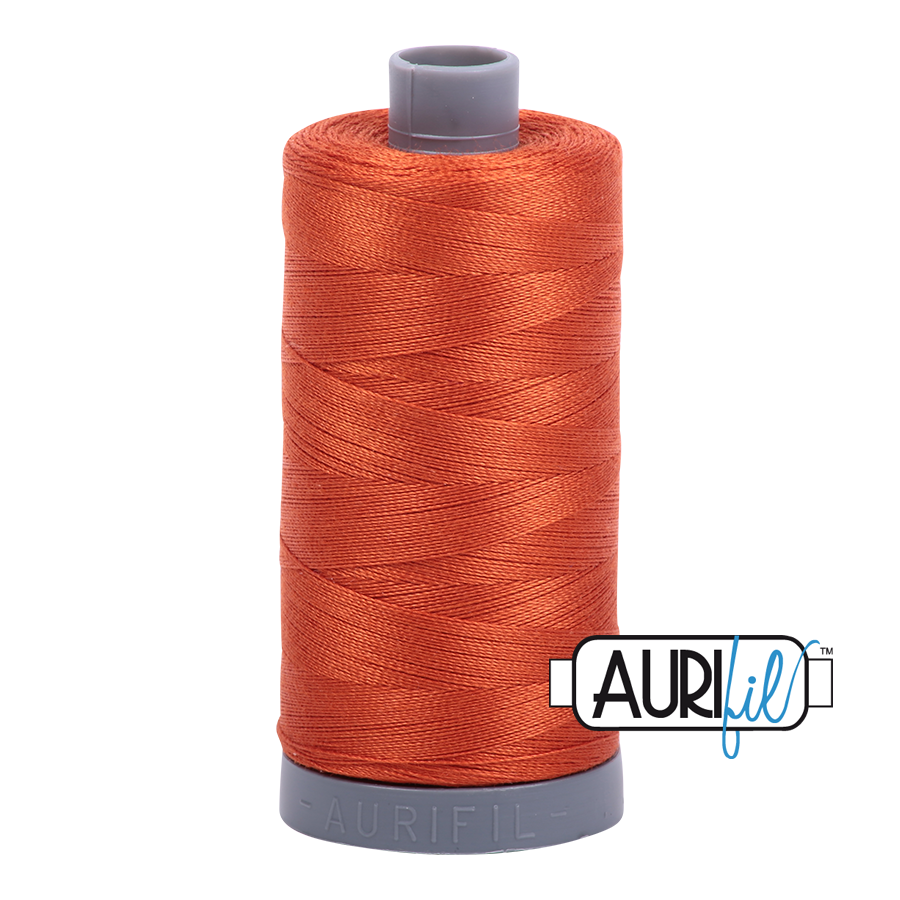Aurifil Mako 28wt Cotton Thread - Rusty Orange (2240)