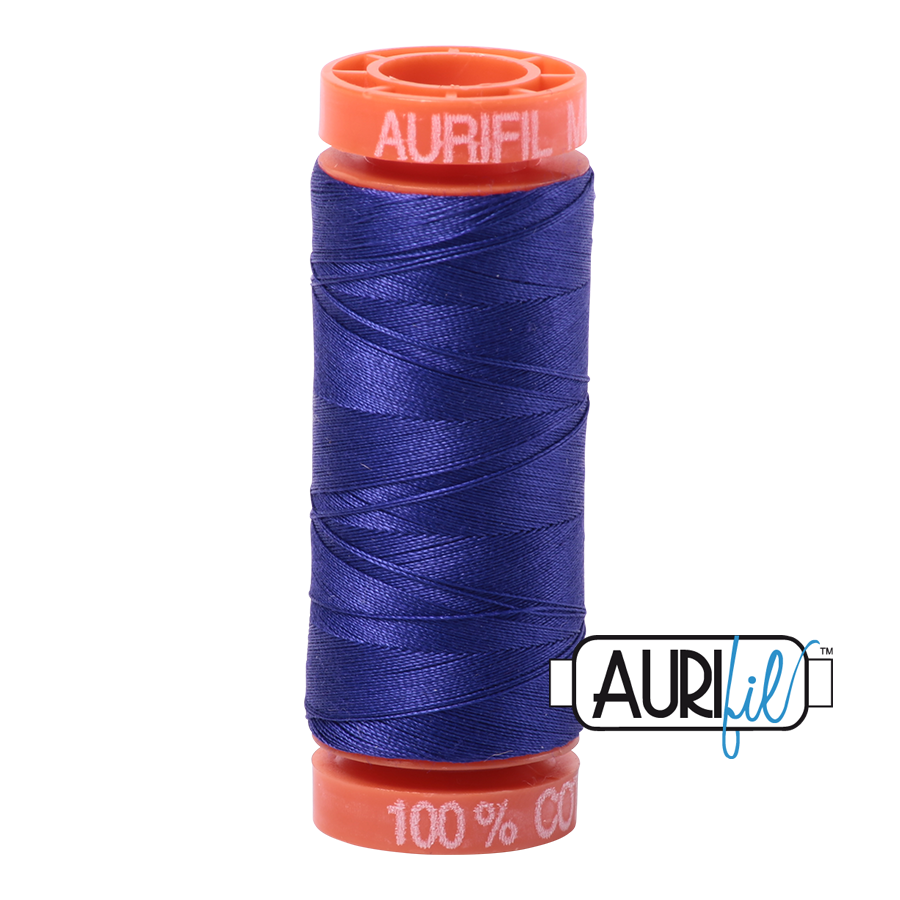 Aurifil Mako 50wt Cotton Thread - Blue Violet (1200)