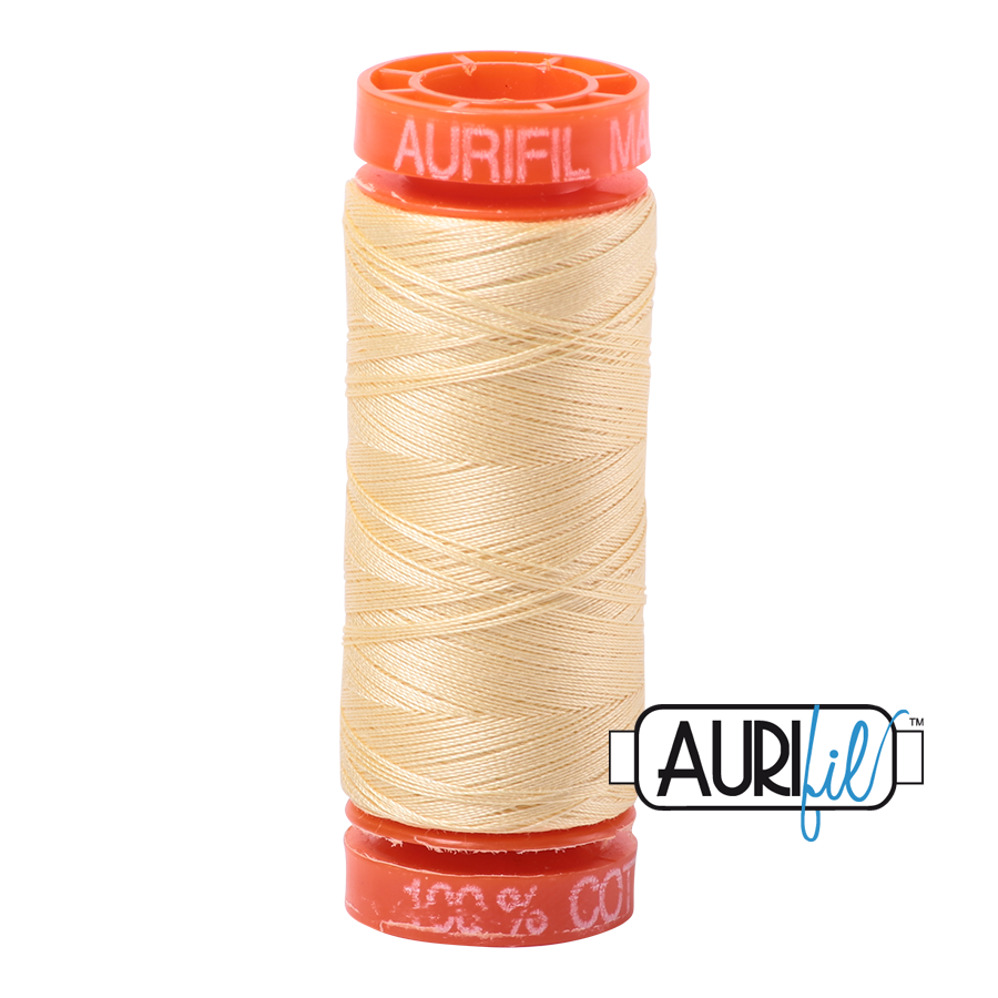 Aurifil Mako 50wt Cotton Thread - Champagne (2105)