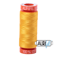 Aurifil Mako 50wt Cotton Thread - Yellow (2135)