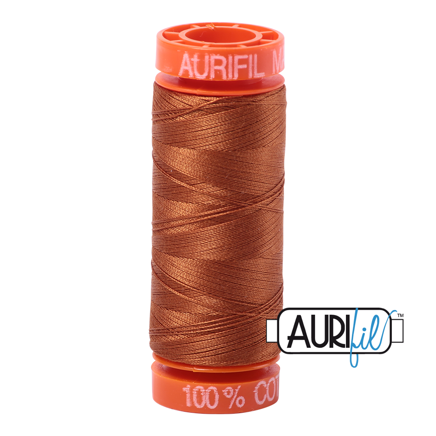 Aurifil Mako 50wt Cotton Thread - Cinnamon (2155)