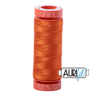 Aurifil Mako 50wt Cotton Thread - Orange (2235)