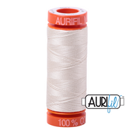 Aurifil Mako 50wt Cotton Thread - Silver White (2309)