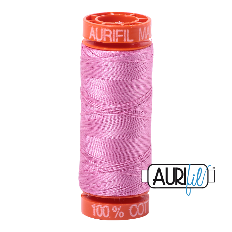 Aurifil Mako 50wt Cotton Thread - Medium Orchid (2479)