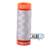 Aurifil Mako 50wt Cotton Thread - Aluminum (2615)