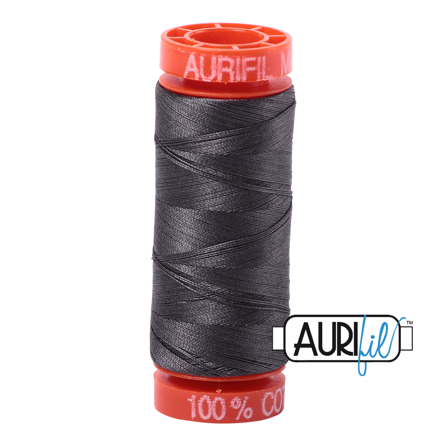 Aurifil Mako 50wt Cotton Thread - Pewter (2630)
