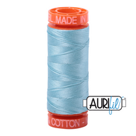 Aurifil Mako 50wt Cotton Thread - Light Turquoise (2805)