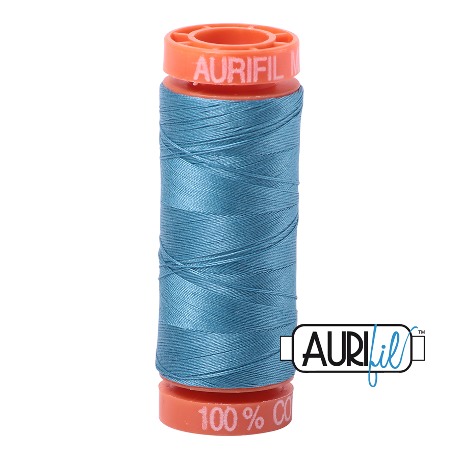 Aurifil Mako 50wt Cotton Thread - Teal (2815)
