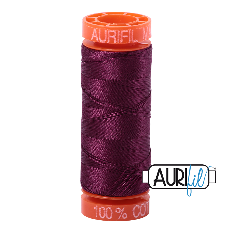 Aurifil Mako 50wt Cotton Thread - Plum (4030)