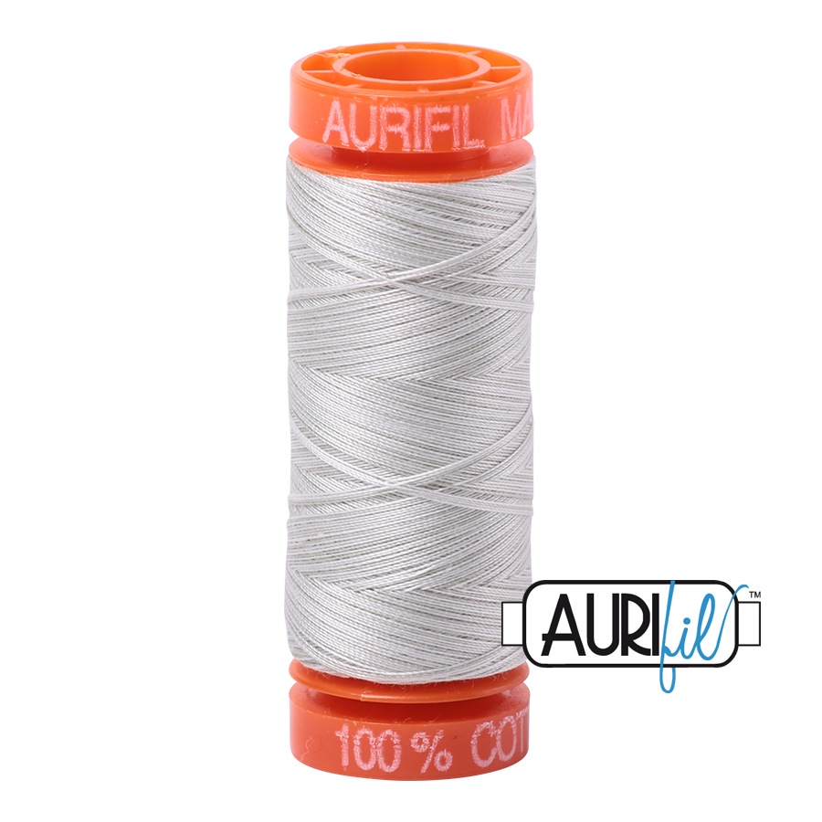 Aurifil Mako 50wt Cotton Thread - Silver Moon (Variegated) (4060)