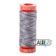 Aurifil Mako 50wt Cotton Thread - Licorice Twist (Variegated) (4652)