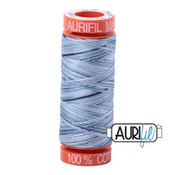 Aurifil Mako 50wt Cotton Thread - Stonewash Blues (Variegated) (4669)