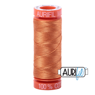 Aurifil Mako 50wt Cotton Thread - Medium Orange (5009)